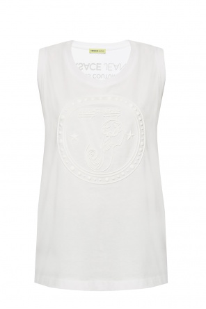 Top with raised logo appliqué, zdjęcie 1 Top with raised logo appliqué od Versace Jeans